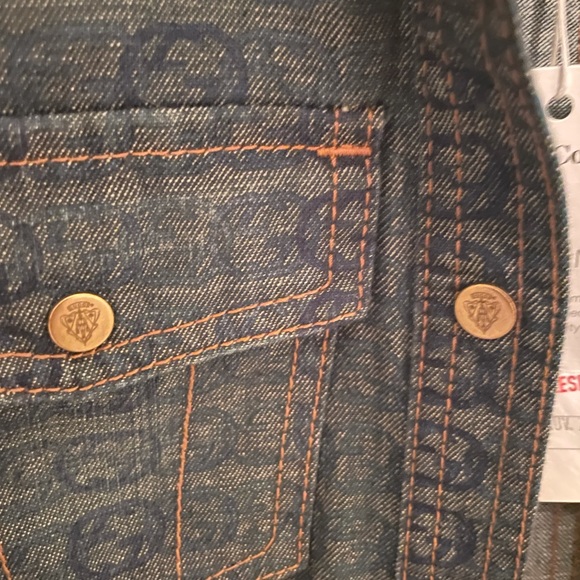 Vintage Gucci monogram button up top - Picture 6 of 9